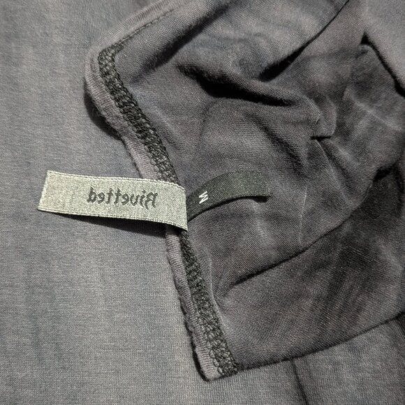 Rivetted Official Monsoon Tie Dye Grey Classic Slit Dress Medium - Picture 8 of 8